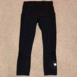 Lulu lemon leggings | black | cropped